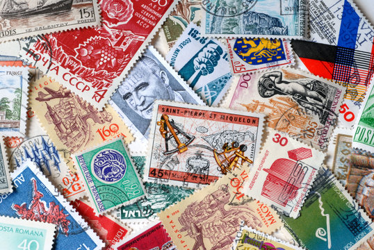 Collection de timbres