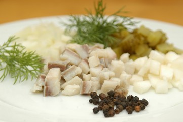 Heringssalat nach Hausfrauenart