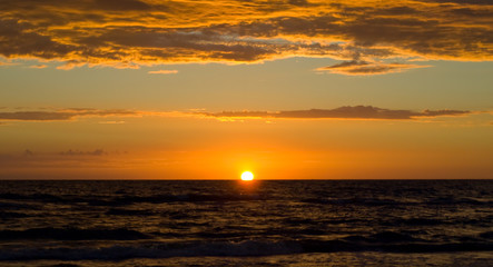 Fototapeta premium Orange sunset