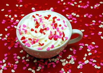 Valentine hot chocolate