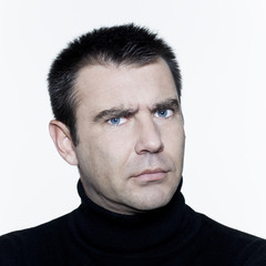 Fototapeta premium unhappy handsome man
