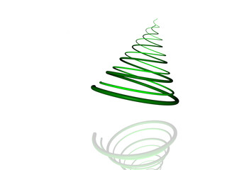 Design Element: Christmas Tree Illustration Isolated