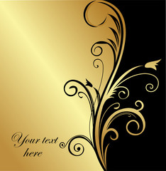 gold background