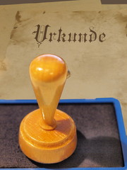 Urkunde – Rundstempel
