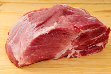 Fresh raw meat ready for cooking