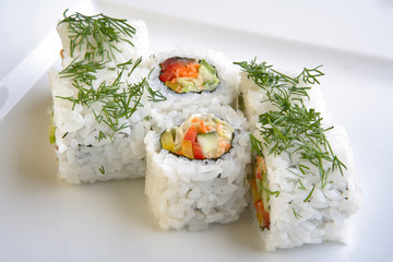 Roll, sushi