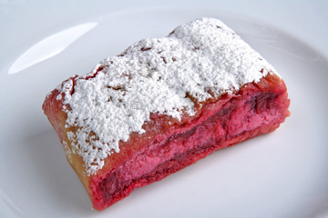 Dessert, sweet, cake, pie.