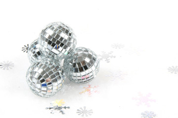 Glass Balls - Silver Glass blubs