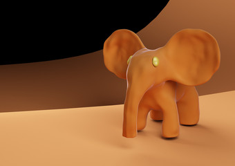 small toy elephant