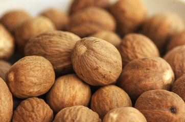 Nutmeg close-up