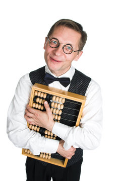 a  series of photos about an office clerk.