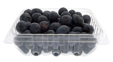 Heidelbeeren in Tasse