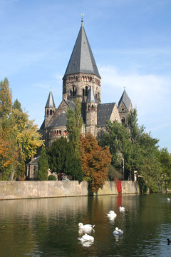 neue protestantische Kirche in Metz