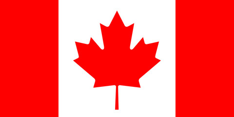 Fototapeta na wymiar Bandiera Canada