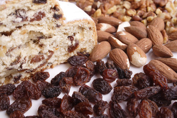 Christmas pastry and dried fruit