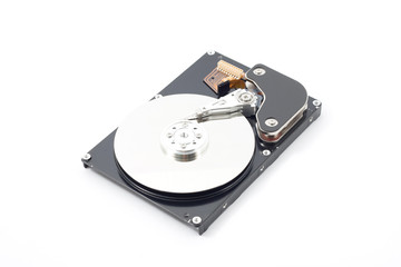 hard disc isolated