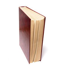 single book isolated on the white background