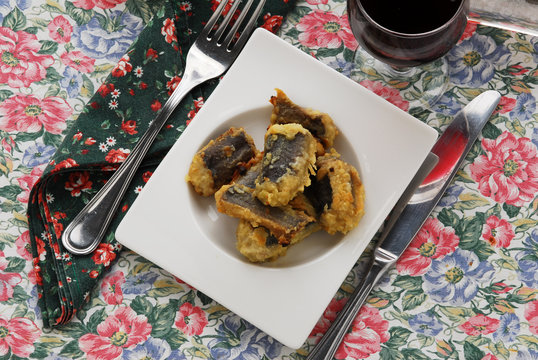 Anguilla fritta - Bisata frita - Secondi di pesce - Veneto