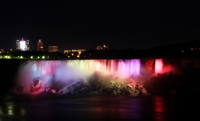 Beautiful Niagara Falls in the Ontario region