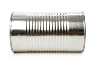 Metal Can with white background