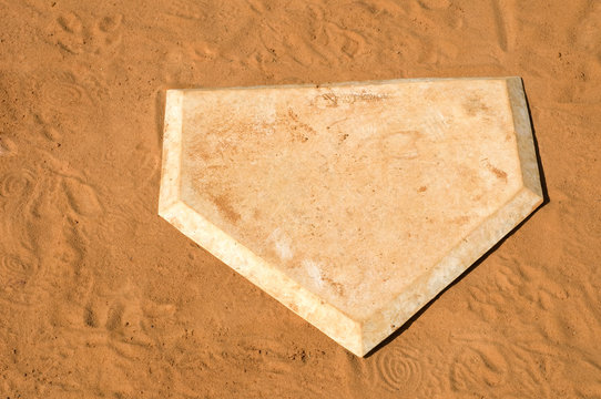 Close up of Home Plate