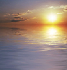Fototapeta premium Sunset scene