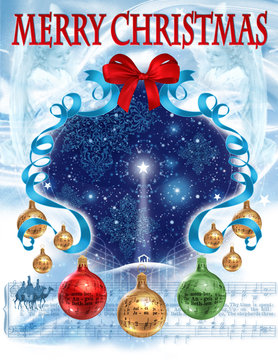 Christmas nativity scene celebration cover
