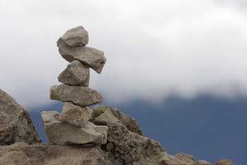 monticule de pierres