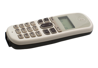 Wireless phone, isolated on a white background