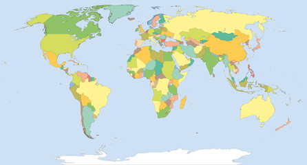 Weltkarte politisch