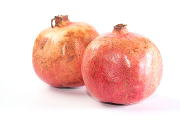 pomegranate on a white background