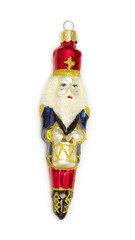 Old glass and painted the christmas decoretion