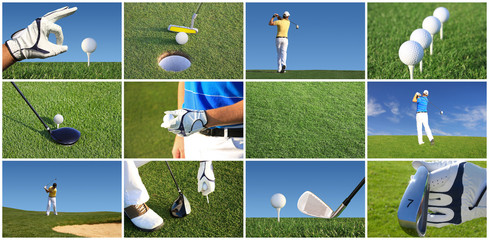 Golf Collage - Golfsport