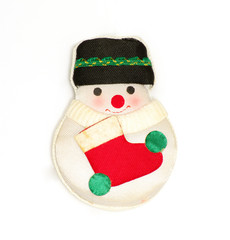 Modern the christmas decoretion - a snowman