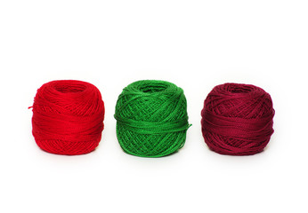 Three glomerules a hank to needlework