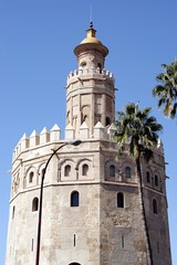 Torre del Oro en Sevilla - Andalucia - Spain
