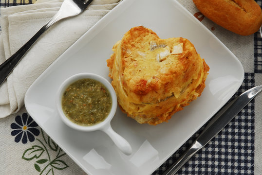 Budino di pesce con salsa di capperi - Cucina Dalmazia