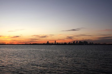 Naklejka premium Boston tramonto