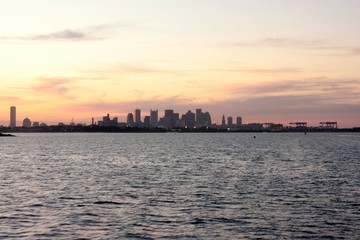 Fototapeta premium Boston tramonto