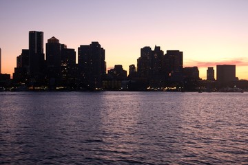Obraz premium Boston tramonto