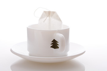 tea bag with Christmas tea