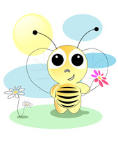 Bumblebee on a glade