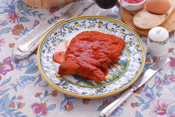 Costolette impanate in rosso - Secondi di carne - Emilia R.