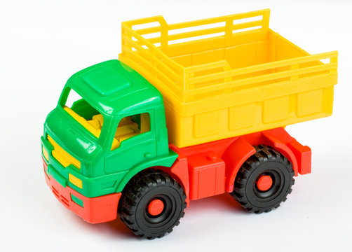 Plastic lorry toy