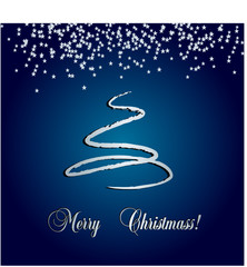 Christmas card vector