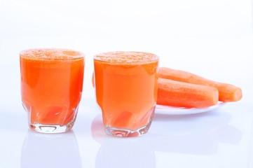 Carrot Juice in Glass