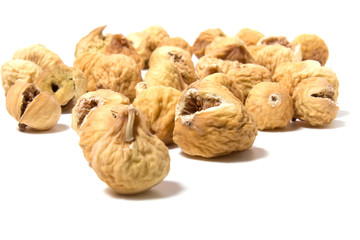 dried dates isolated on white background