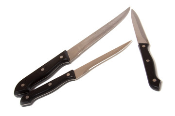 kitchen knife isolated on white