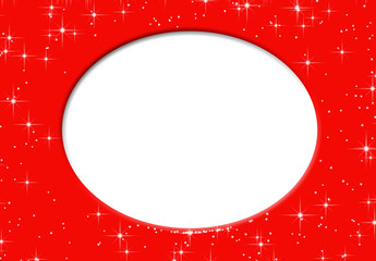 Christmas Oval Frame