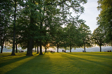 Abendsonne auf dem Heitere